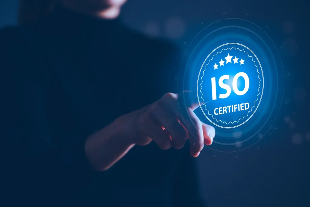 ISO 18788 certification badge for security operations management